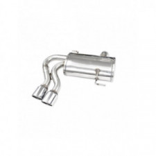 Edelstahlterminal 2x80mm X-Race BMW E92 325i 218cv 2007-