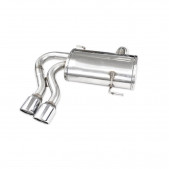 Rear silencer, end pipe 2x80mm X-Race BMW E92 325i 218cv 2007-