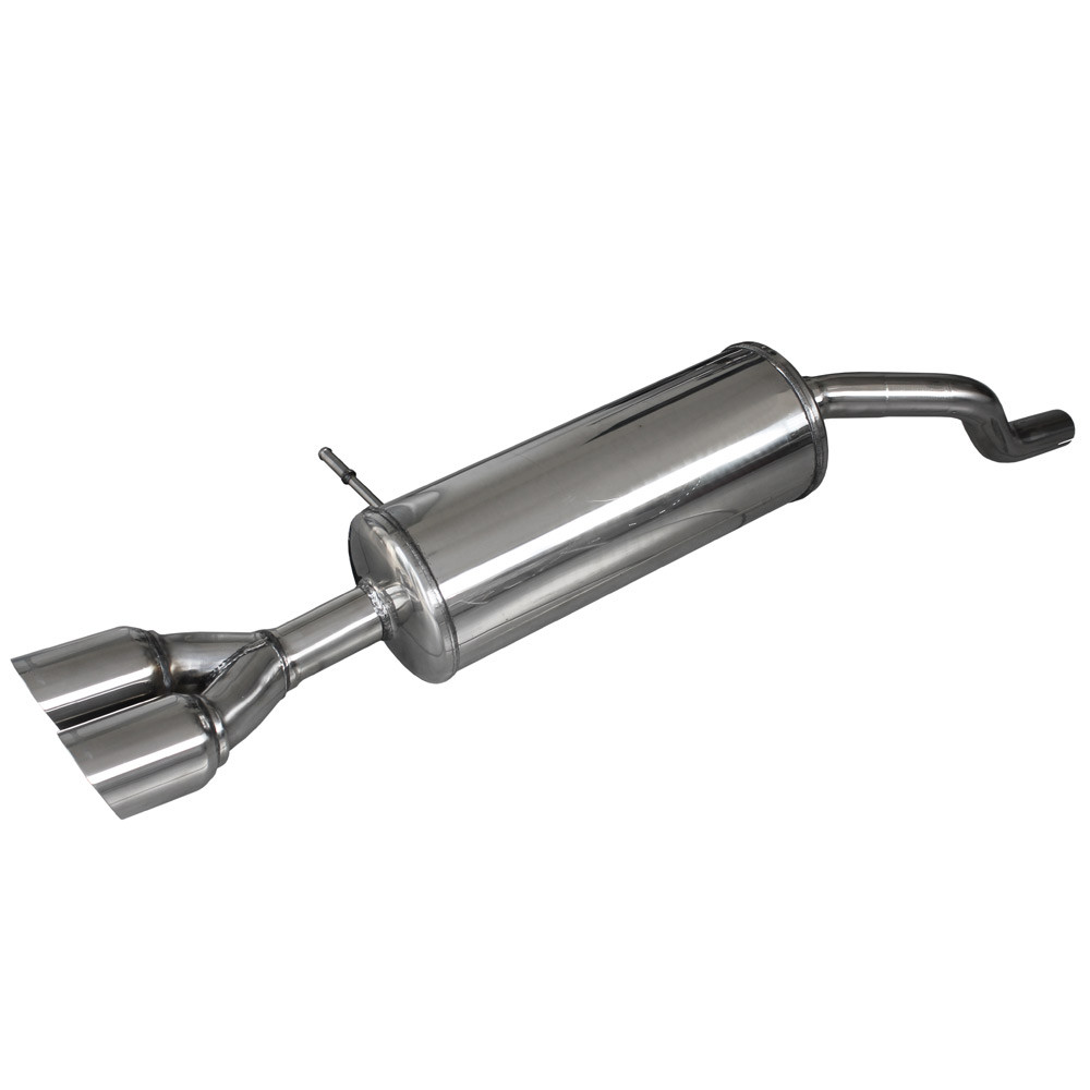 Terminal Edelstahl 2x80mm Racing RENAULT CLIO 4 1.5 Dci 75cv 2015- D40 - IC-RECL38RA - RECL.38.RA - 3661768560778