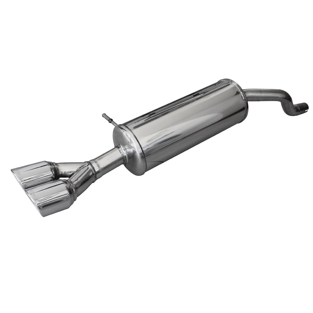 Rear silencer, end pipe 2x80mm X-Race RENAULT CLIO 4 1.5 Dci 75cv 2015- D40 - IC-RECL38XR80 - RECL.38.XR80 - 3661768560785