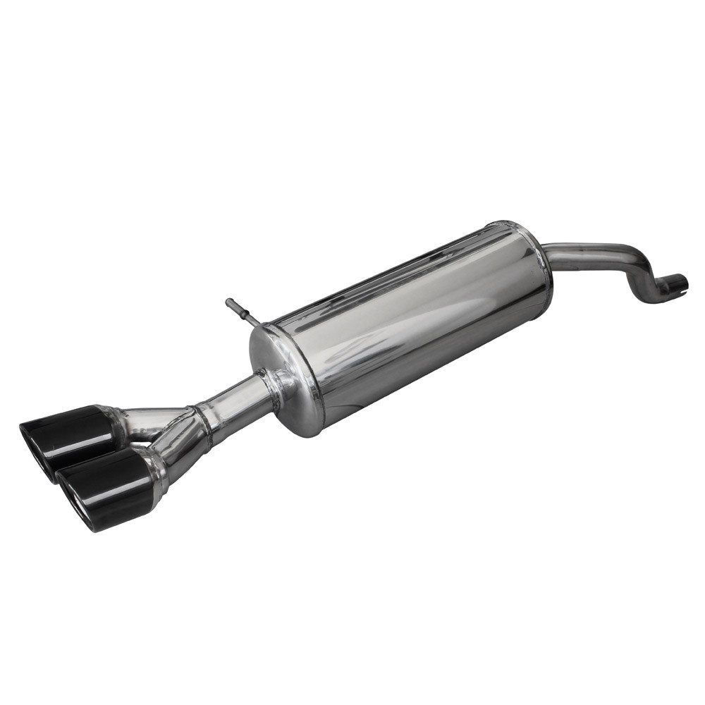 Posteriore acciaio inox 2x80mm X-Race nero RENAULT CLIO 4 1.5 Dci 75cv 2015- D40 - IC-RECL38XR80BK - RECL.38.XR80BLACK - 3661768560792