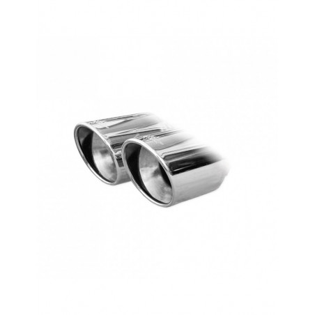 Terminal inox 2x80mm X-Race SEAT LEON 5F 1.4 TSI FR 122cv 2015-