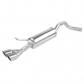 Terminal inox 2x80mm Racing SKODA FABIA NJ 1.2 TSI 90-110cv 2014-
