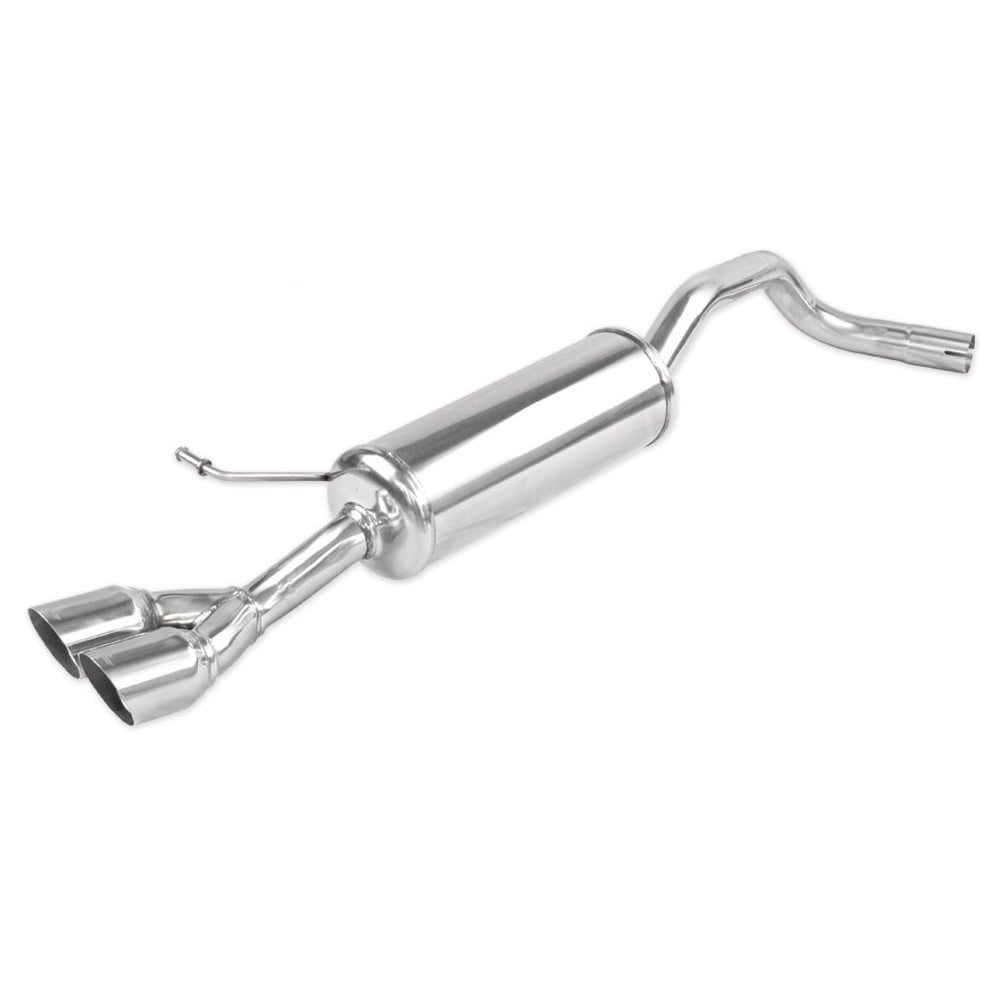 Edelstahl Terminal 2x80mm Racing SKODA FABIA NJ 1.2 TSI 90-110cv 2014- - IC-SKFA04RA - SKFA.04.RA - 3661768561157
