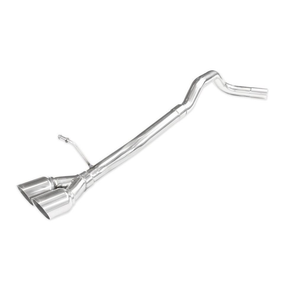 Edelstahl-Terminal frei 2x80mm Racing SKODA FABIA NJ 1.2 TSI 90-110cv 2014- - IC-SKFA05RA - SKFA.05.RA - 3661768561188