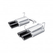 Terminal inox 2x90mm X-Race noir D+G SUBARU 2.5 WRX - STI 2.5 WRX - STI 300cv 2018