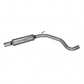 Tubo centrale con silenziatore Inoxcar per Opel Corsa E OPC 1.6i turbo 207cv dopo 2015