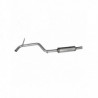 Central pipe with silencer for VOLKSWAGEN GOLF 7 1.4 TSI 140-150cv 2013-