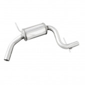 Tubo centrale con silenziatore INOX per VOLKSWAGEN GOLF 6 1.4 TSI 122CV 2008- diam.50