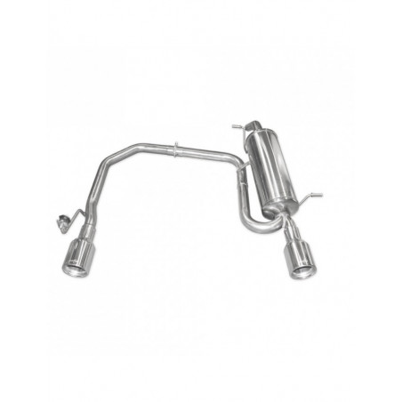 Rear silencer, end pipe duplex 120x80 PEUGEOT 208 1.6 16V TURBO GTI 30TH 208cv 2015- diam.55