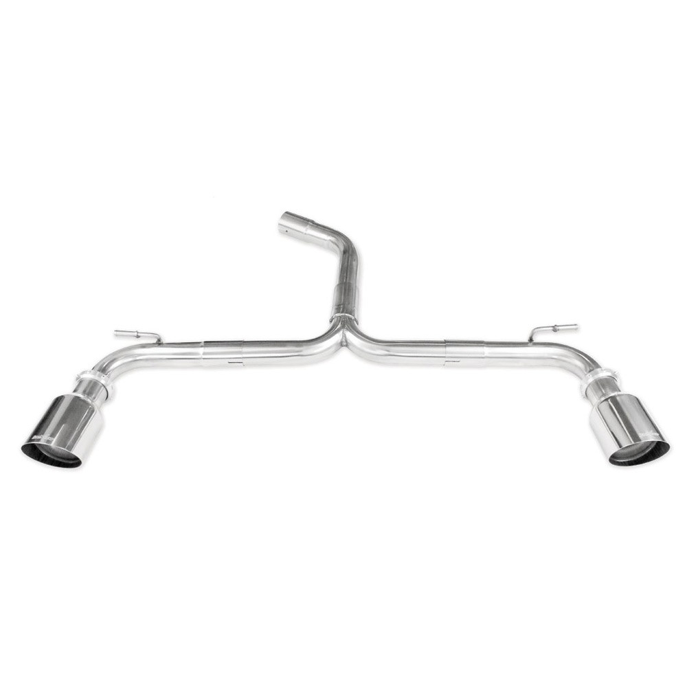 Rear silencer, end pipe duplex libre 102mm Racing VOLKSWAGEN GOLF 7 2.0 GTD 184cv 2013- diam.55 - IC-TWVW20102R - TWVW.20.102R - 3661768562475