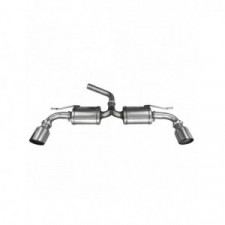 Edelstahl-Terminal 102mm Racing duplex VOLKSWAGEN GOLF 7 1.6 TDI 105cv 2015-