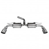 Edelstahl-Terminal 102mm Racing duplex VOLKSWAGEN GOLF 7 1.6 TDI 105cv 2015-