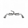 Edelstahl-Terminal 102mm Racing duplex VOLKSWAGEN GOLF 7 1.6 TDI 105cv 2015-