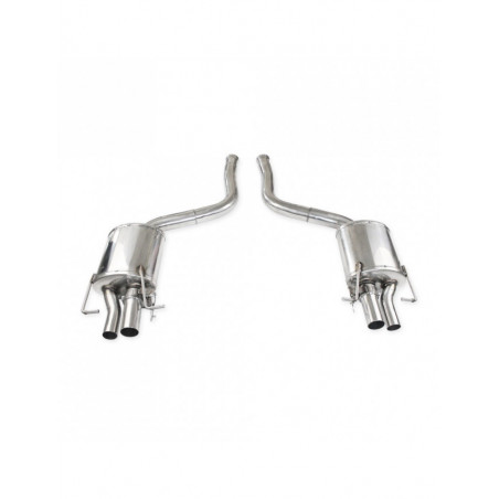 Rear silencer, end pipe with valve for MERCEDES CLASSE C63 AMG S W205 4.0i V8 BiTurbo 2015- diam.70