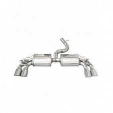 Terminale acciaio inox con valvola per AUDI S3 8V 2.0 TFSI 300cv 2013-