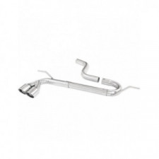 Edelstahl Terminal frei 2x80mm Racing VOLKSWAGEN GOLF 7 2.0 GTD 184cv 2013- Durchm.55