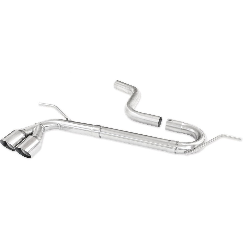 Edelstahl Terminal frei 2x80mm Racing VOLKSWAGEN GOLF 7 2.0 GTD 184cv 2013- Durchm.55 - IC-WGO57RA - WGO.57.RA - 3661768562833