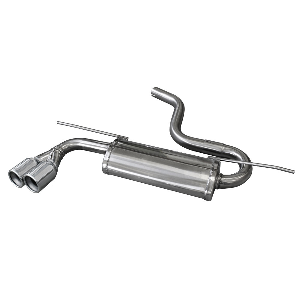 Terminal Edelstahl 2x80mm VOLKSWAGEN GOLF 7 2.0 GTD 184cv 2013- Durchm.55 - IC-WGO5880 - WGO.58.80 - 3661768562840