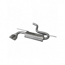 Edelstahl Terminal 2x80mm Racing VOLKSWAGEN GOLF 7 2.0 GTD 184cv 2013- Durchm.55
