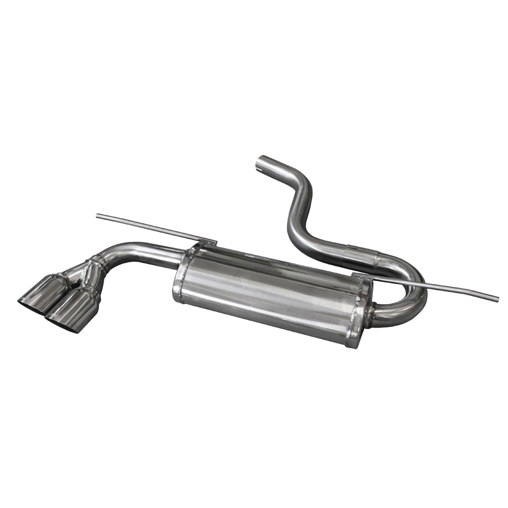 Rear silencer, end pipe 2x80mm Racing VOLKSWAGEN GOLF 7 2.0 GTD 184cv 2013- diam.55 - IC-WGO58RA - WGO.58.RA - 3661768562857