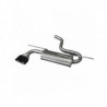 Edelstahlterminal 2x80mm X-Race schwarz VOLKSWAGEN GOLF 7 2.0 GTD 184cv 2013- Durchm.55