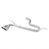 No silencer end pipe 2x80mm Racing VOLKSWAGEN GOLF 7 1.4 TSI 140-150cv 2013-