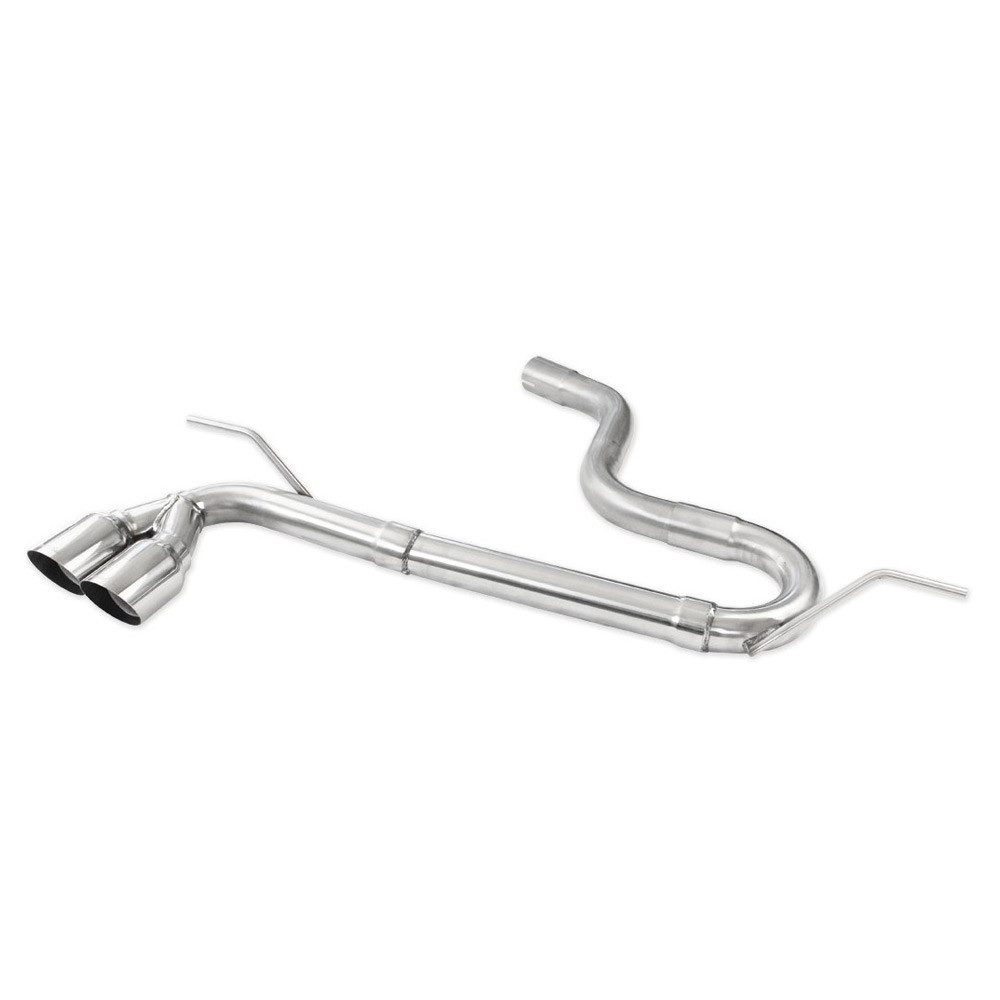No silencer end pipe 2x80mm Racing VOLKSWAGEN GOLF 7 1.4 TSI 140-150cv 2013- - IC-WGO59RA - WGO.59.RA - 3661768399033