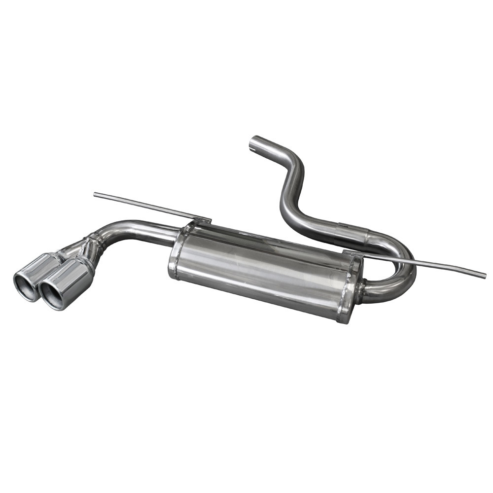 Terminal Edelstahl 2x80mm VOLKSWAGEN GOLF 7 1.4 TSI 140-150cv 2013- - IC-WGO6080 - WGO.60.80 - 3661768562888