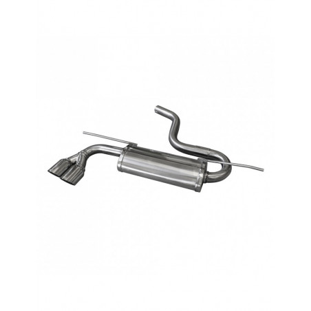 Edelstahl-Terminal 2x80mm Racing VOLKSWAGEN GOLF 7 1.4 TSI 140-150cv 2013-