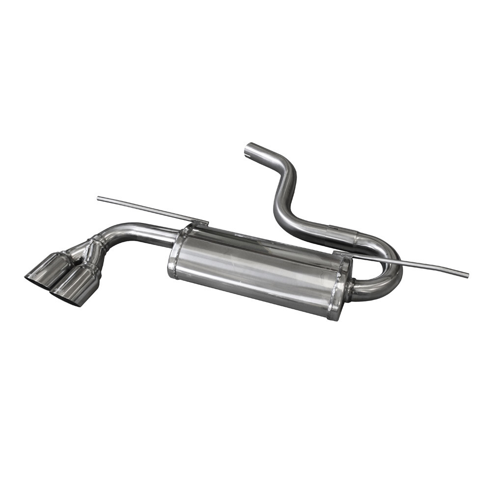 Posteriore acciaio inox 2x80mm Racing VOLKSWAGEN GOLF 7 1.4 TSI 140-150cv 2013- - IC-WGO60RA - WGO.60.RA - 3661768562895