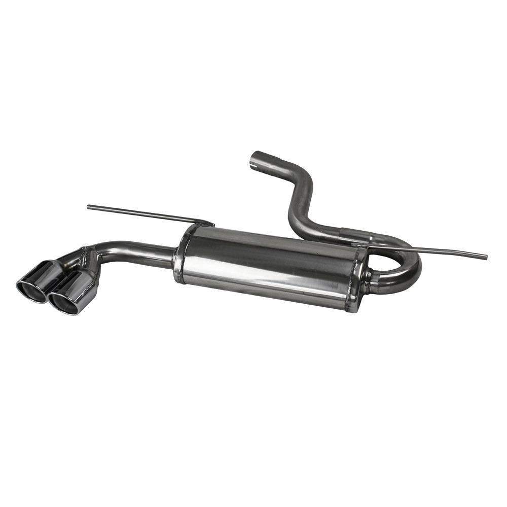 Posteriore acciaio inox 2x80mm X-Race VOLKSWAGEN GOLF 7 1.4 TSI 140-150cv 2013- - IC-WGO60XR80 - WGO.60.XR80 - 3661768562901