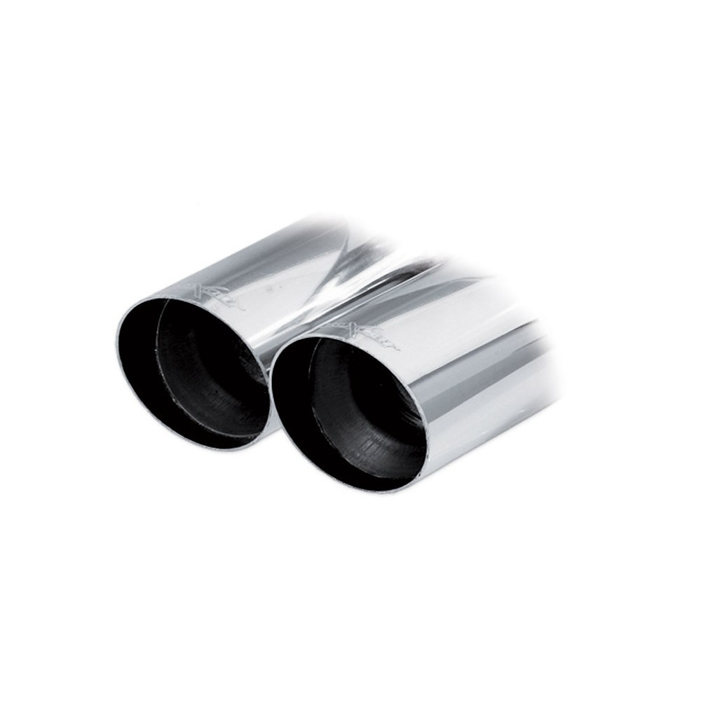 Rear silencer, end pipe 2x80mm Racing VOLKSWAGEN GOLF 7 1.6 TDI 105cv 2015- - IC-WGO6280RA - WGO.62.80RA - 3661768562956