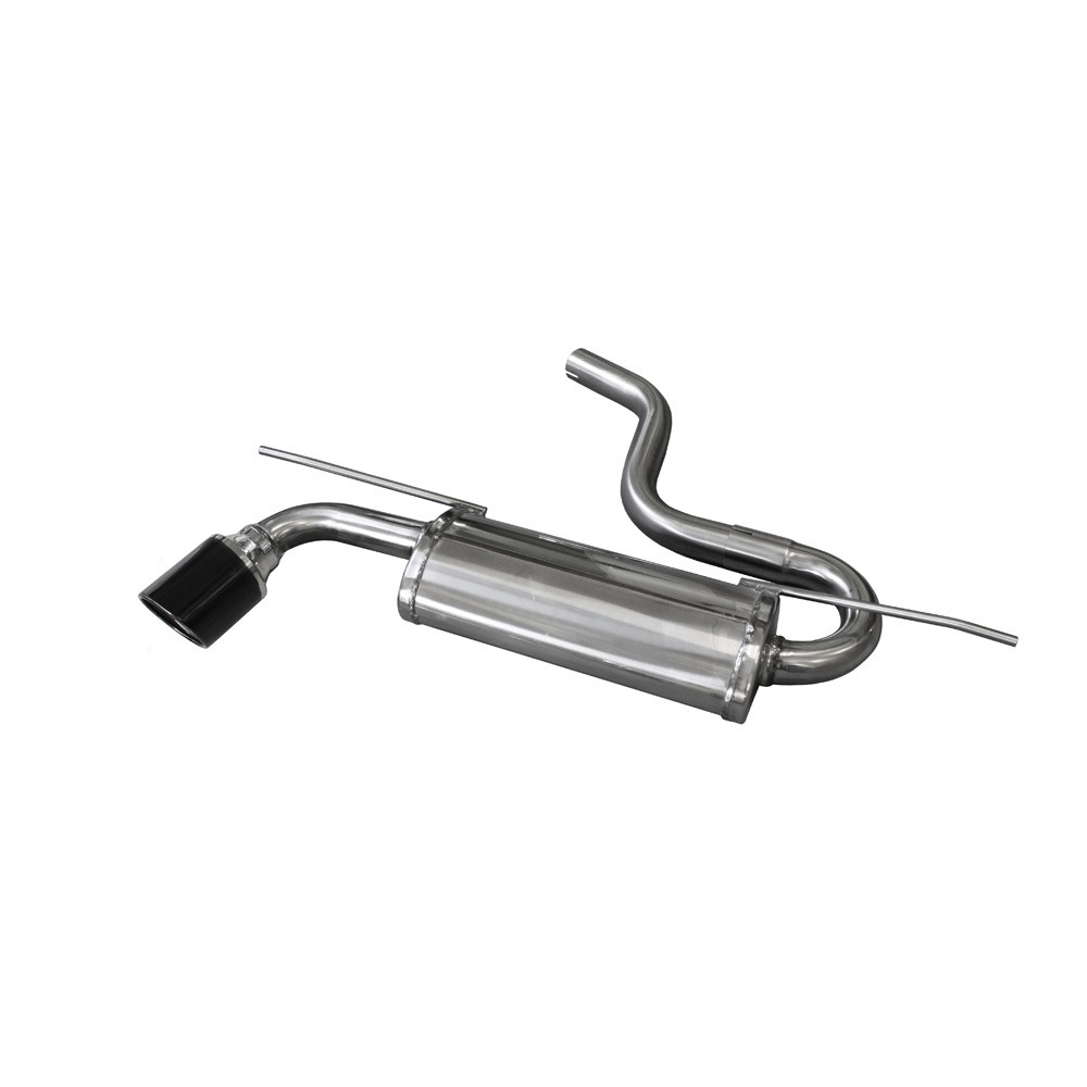 Rear silencer, end pipe 100mm X-Race Noir VOLKSWAGEN GOLF 7 1.6 TDI 105cv 2015- - IC-WGO62XR10BK - WGO.62.XR10BLACK - 3661768562970