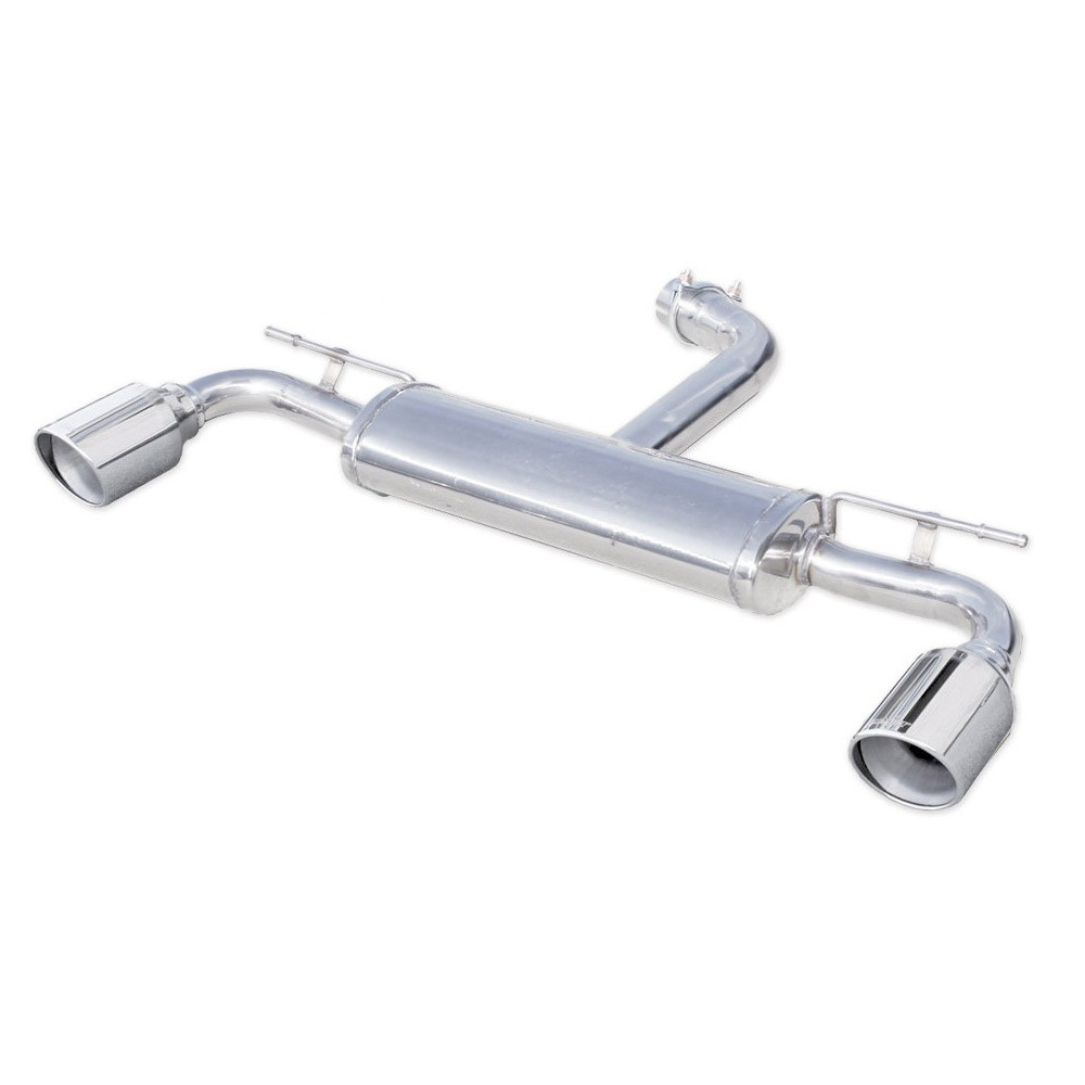 Posteriore acciaio inox 100mm X-Race DX+SX VOLKSWAGEN GOLF 7 GTI Clubsport 2.0 TSI 265-290-310cv 2016- - IC-WGO64XR10 - WGO.64.XR10 - 3661768563045