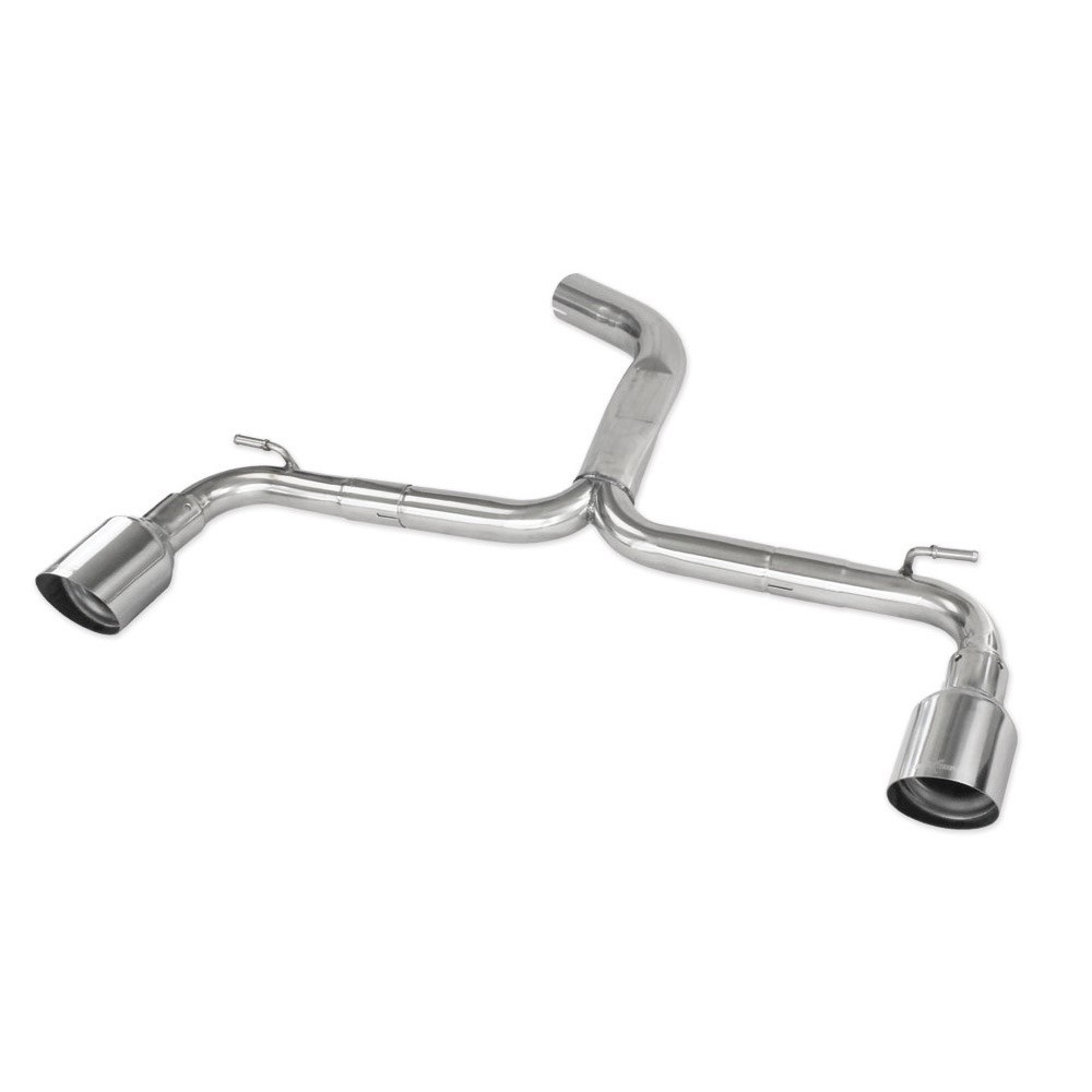 No silencer end pipe 102mm Racing LHS+RHS VOLKSWAGEN GOLF 7.5 2.0 GTI 245cv 2017- - IC-WGO66102R - WGO.66.102R - 3661768563281