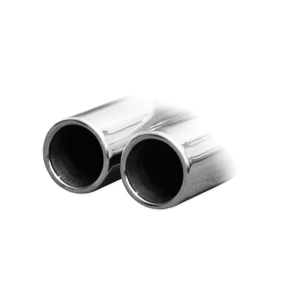 Terminal inox 2x80mm VOLKSWAGEN POLO AW 2.0 GTI 200cv 2018- - IC-WPO2480 - WPO.24.80 - 3661768563298