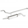 INOXCAR Group N exhaust system stainless steel ABARTH GRANDE PUNTO 1.4 T-JET (155CV) 2007- D60mm