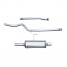 INOXCAR Group N exhaust system stainless steel PEUGEOT 106 XSI 1.4 -1996 D50mm