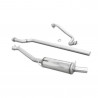 INOXCAR Group N exhaust system stainless steel MITSUBISHI LANCER 2.0T 4X4 EVOLUZIONE 4/5/6 D60mm