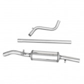 INOXCAR Group N exhaust system stainless steel VOLKSWAGEN GOLF II GTI 1.8 16V (136CV) 1985- D54mm