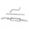 INOXCAR Group N exhaust system stainless steel VOLKSWAGEN GOLF II GTI 1.8 16V (136CV) 1985- D54mm
