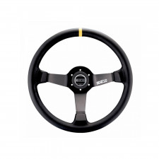 Sparco R345 Black Suede Steering Wheel