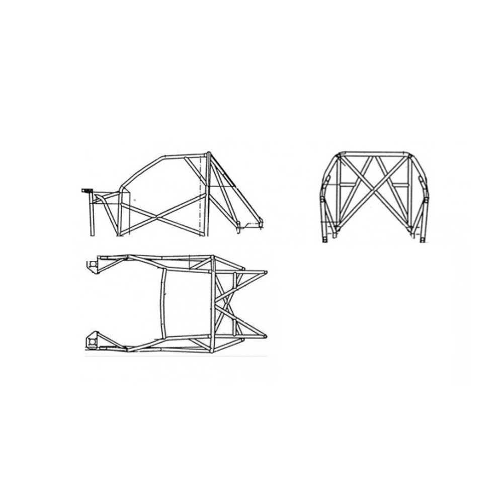 Struttura Sparco multipunti Citroen Saxo - 00753031S-SAXO - 00753031S - 8033280058456