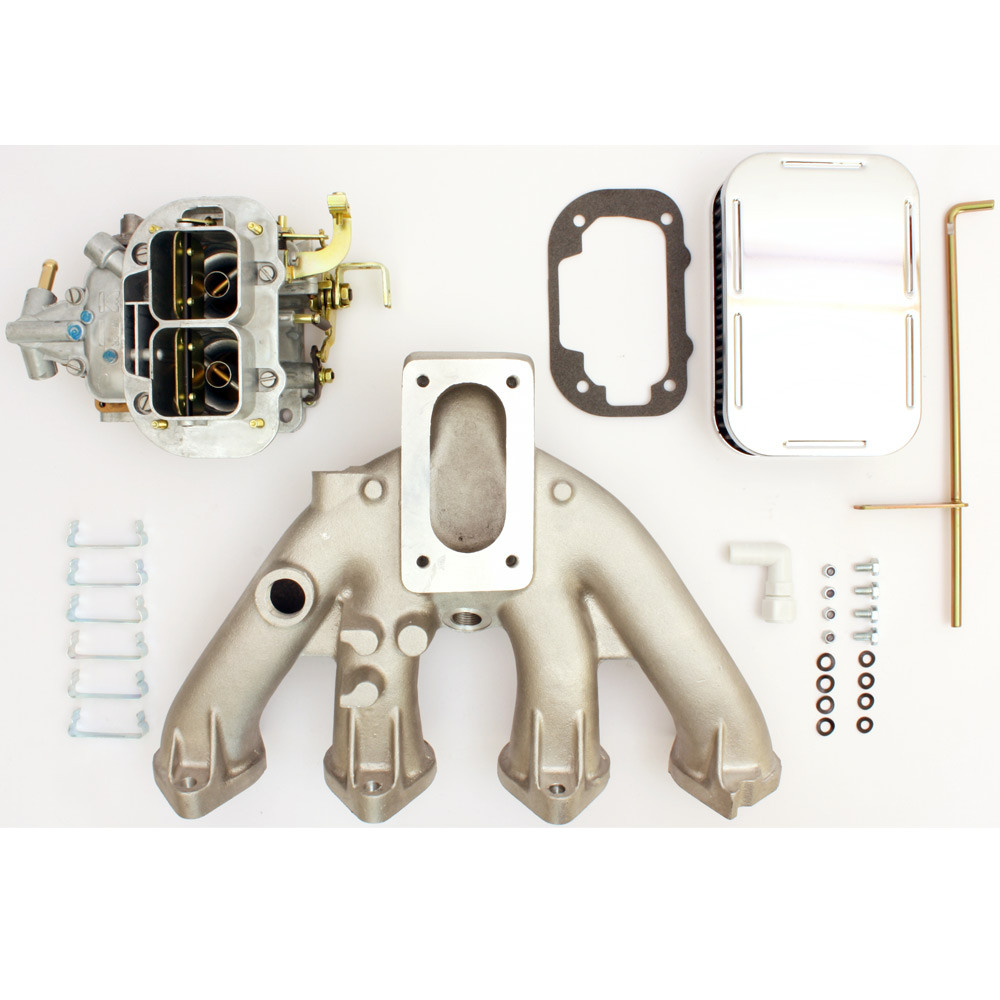 Kit carburateur + pipe d'admission Weber 1xDGV BMW 2000/2002 - W-PBM101 - PBM101 - 3661768405574