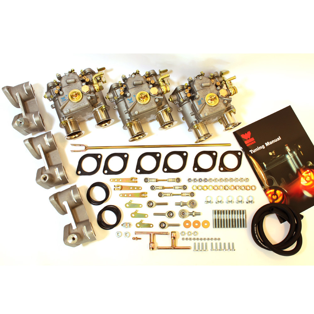Kit aspirazione Weber 3x 40DCOE BMW M30 2.5/2.8/3.0 - W-PBM301 - PBM301 - 3661768405611