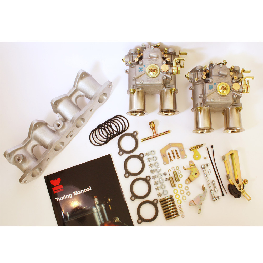 Weber intake kit 2x45DCOE Ford X/Flow - W-PFO202-45 - PFO202-45 - 3661768405741