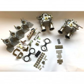 Kit carburateur + pipe d'admission Weber 2x 45DCOE Ford Zetec 1.8/2.0