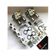 Kit carburateur + pipe d'admission Weber 2x 45DCOE Opel Astra 2.0 16v XE