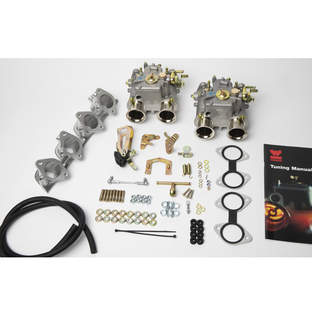 Weber intake kit 2x 40DCOE Porsche 924 2.0 - W-PPO204 - PPO204 - 3661768406007